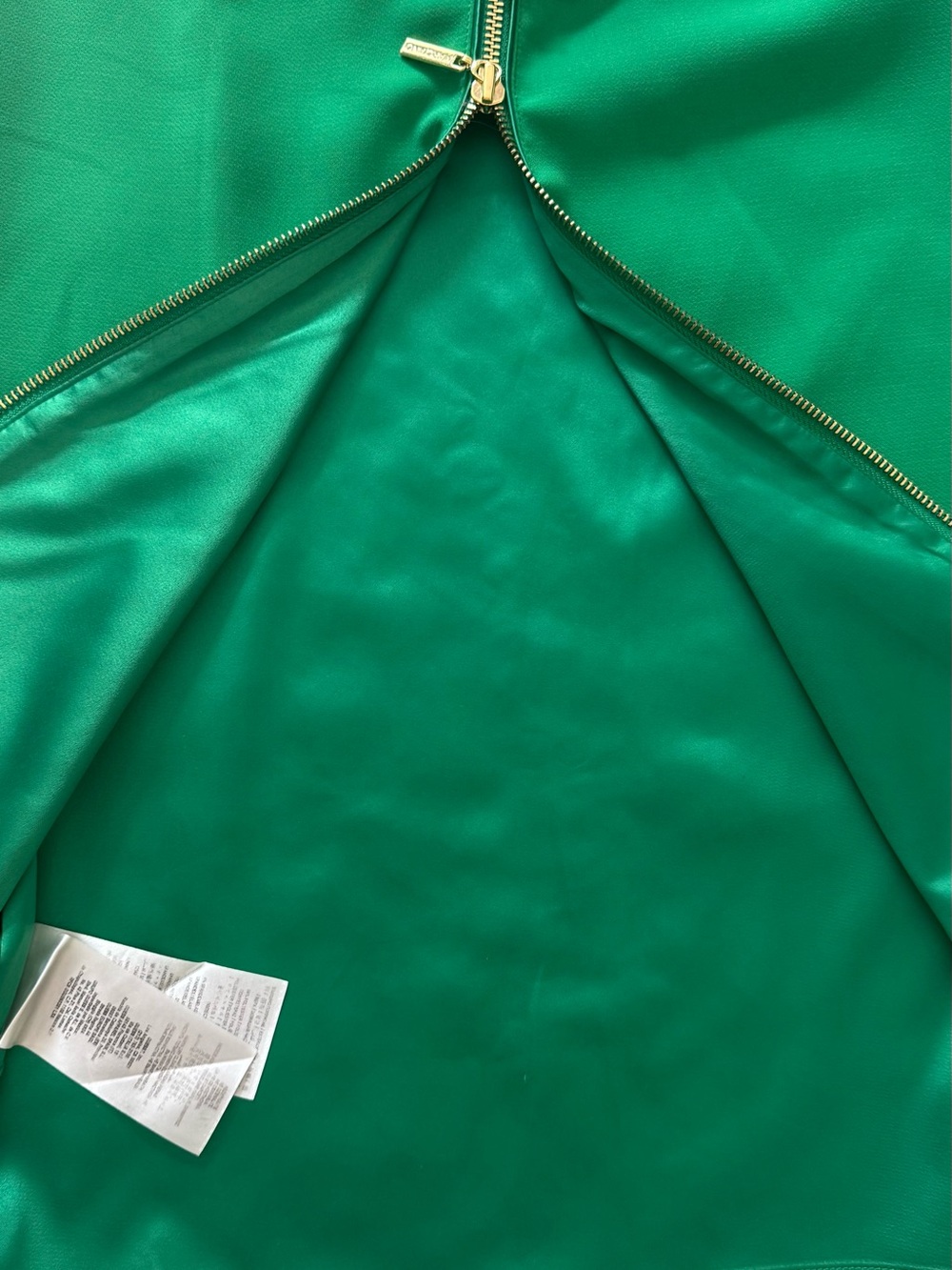 Marciano Emerald Green High-Waist Pencil Skirt Double Zipper size 4 - Picture 8 of 10